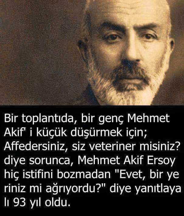 Mehmed akif sözleri