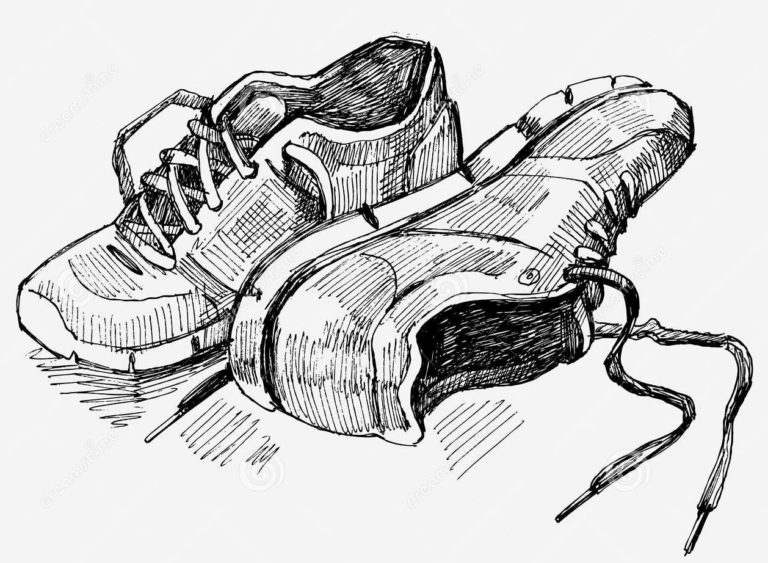 Karakalem Ayakkabı Çizimleri (Resimleri) Güzel Sözler 2021