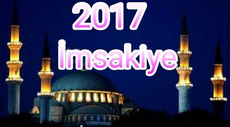 İstanbul İftar Saati Ramazan imsakiyesi 2017
