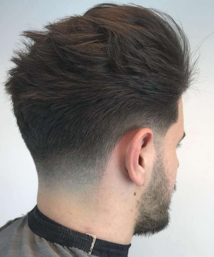 Taper fade hairstyle 