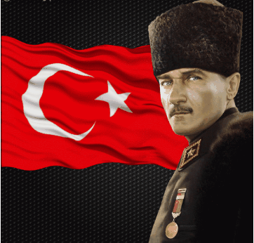 Atatürk türk bayrağı gif 