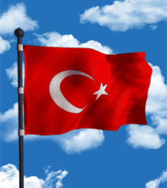 Dalgalanan Türk Bayrağı Gif’leri