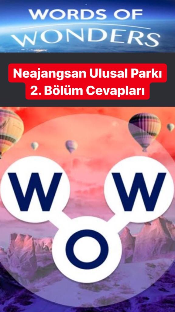 Naejangsan Ulusal Parkı 2.Bölüm Cevapları (Wow- Kelime Bulmaca Oyunu)