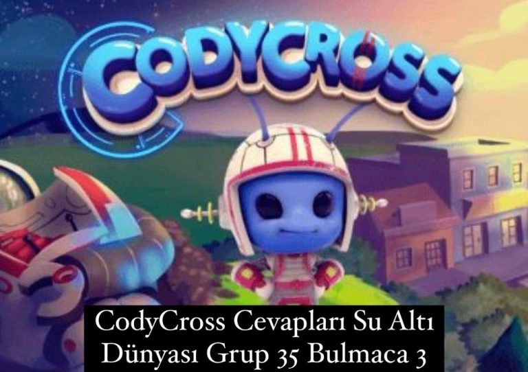 CodyCross Cevapları Su Altı Dünyası Grup 35 Bulamaca 3 (Kelime Bulmaca Oyunu)
