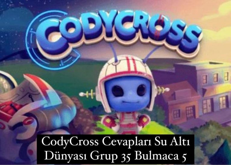 CodyCross Cevapları Su Altı Dünyası Grup 35 Bulamaca 5 (Kelime Bulmaca Oyunu)