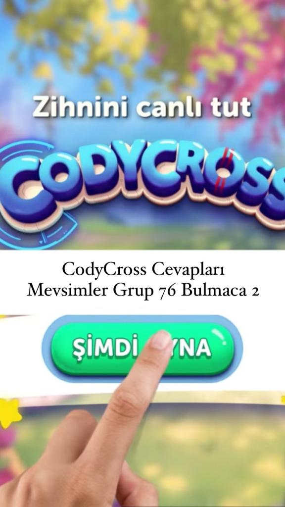 CodyCross Cevapları Mevsimler Grup 76 Bulamaca 1 (Kelime Bulmaca Oyunu